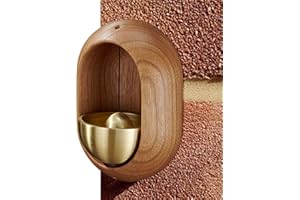 YOUDING Shopkeepers Bell for Door Opening - Door Chime, Magnetically-Attached Wood Doorbell, Unique Ornament and Hanging Decoration for Business Entrance, Fridge Sticker and Barn Door