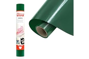 Siser EcoStretch Verde, 30cm x 0,5mt, vinile termotrasferibile termoadesivo per la personalizzazione di capi d’abbigliamento e indumenti sportivi, materiale per hobby creativi, facile da tagliare.