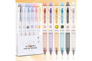 Xiaocanglan Radierbarer Kugelschreiber Tintenroller Radierbar, 6 Stück Blau Kugelschreiber Radierbar, 0.5mm Erasable Pen Gelschreiber Radierbare stifte für Studenten Geschenk Schulsachen Bürobedarf