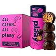 Plaay Cashew Caramel Chocolate Truffles | Premium Quality 71%Dark Chocolate | Vegan | Keto Friendly | Gluten Free | No Added Sugar | 100% Clean Ingredients | Healthy Snack | 10 x 60g