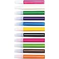 Baker Ross Creativity Pack of Suncatcher paint pens, Fun Plastic Designs for Children to Colour In and Decorate (12 Pack), AT943