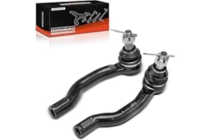 Frankberg 2x Tie Rod End Front Axle Left Right Compatible with NP300 Navara D40 2.5L-3.0L 2005-2024 Pathfinder III R51 2.5L-4.0L 2005-2024 Replace# 48520EA01J