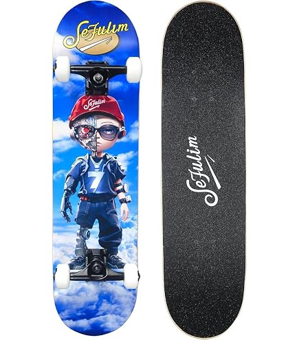 Skateboard Molten FP Complete: La Tavola Ideale Per Chi Inizia (7 Strati Acero, 19.7")