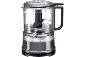 KitchenAid Contour 5KFC3516BCU - Mini hachoir, argent