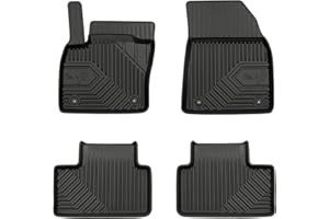 MOTOS Gumowe dywaniki samochodowe pasują do Volvo XC40 od 2017 Popraw swój komfort podróży z dywanikiami antypoślizgowymi No.77- Dywaniki samochodowe na każdą pogodę, ochrona przed zabrudzeniami