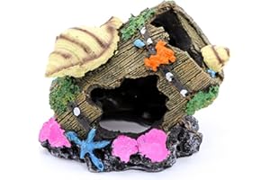 HPiano Botti Acquario Vino Corpo in Resina Ornamento Artificiali Cave Fish Tank, Grotta per Acquario in Resina, Paesaggio Decorativo per Acquario Paesaggistica Decorazione