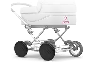 BABY COMFORT 2 x Roues – Housse de protection universel pour landau Poussette Poussette avant arrière
