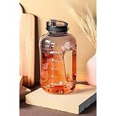 2200 ml Water bottle 2.2 Liter - Large Volume Mat with Locking Cover (RED)