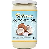 Valcom 100% Kokosnussöl, raffiniertes reines Kokosfett, perfekt zum Braten und Frittieren, 1 l