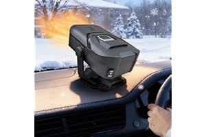 OBEST Car Heater, 12V 150W Portable Car Heating/Cooling Fan 2 in 1, Car Warmer for Winter, Winter Glass Defroster Defogger for All Car