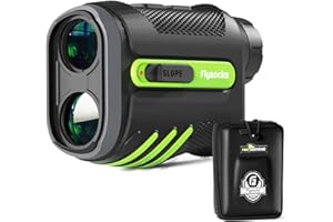 Flysocks Range Finder Golf, 1200 Yards Laser Range Finder with Slope, Flag-Locking Vibration, 7X Magnification, USB-C Charging with Magnet Stripe, Golf Accessories for Men