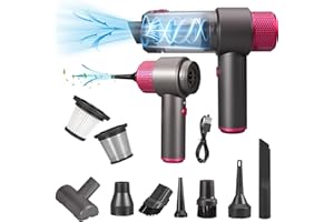 DEUKNICE Handheld Vacuum Cleaner, 10000Pa Powerful Car Vacuum Cleaner, Mini Lightweight Vacuum Cordless, Portable Air Duster, Rechargeable Vacuum for Car, Home