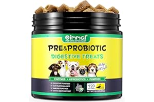 GENERICO Probiotici Per Cani, Probiotico Digestivo per Cani Enzimi Digestivi, Sistema Immunitario e Supporti per la Salute Generale, Flora Intestinale, Sollievo dal Prurito Allergico