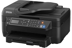 Epson WorkForce WF-2750DWF Print/Scan/Copy/Fax Wi-Fi Printer, Black, Amazon Dash Replenishment Ready (Old Model)