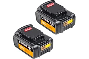 BOTKK 2 sztuki 18 V 5,5 Ah akumulator zamienny do Dewalt DCB180 DCB181 DCB182 DCB183 DCB184 akumulator litowo-jonowy do DeWalt DCB200 DCB204 DCB205 DeWalt XR akumulator narzędziowy