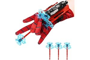 VIYAAN Juego de 1 Launcher Glove, Guantes Spider, Guantes Spider Niño,Lanza Telarañas Spider, Guante Lanzador Spider, Guante Hero Launcher, Spider Web Shooter, Lanza Telarañas