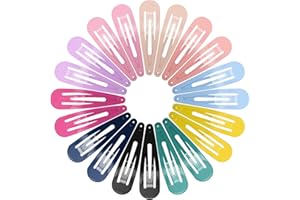 ‎FUNTOPIA Haarspangen Mädchen, Funtopia 40 Stück Haarspangen Damen Bunte Hair Clips Metall Haarklammern Mädchen, 7cm Lange, 10 Farben mit je 4 stk