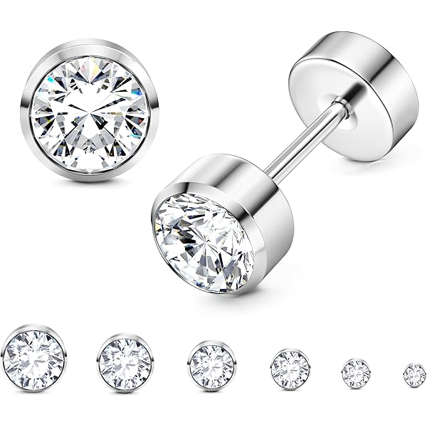 12 Paires Boucles D'Oreille Cartilage - Acier Inox 316L Pour Tragus, Helix, Lobe (Styles Variés)