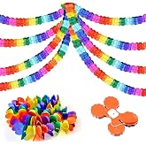 8pcs Colorful Streamers Garland Paper Garland Party Garland Wedding Prom Birthday Decoration