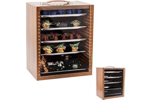 ODOXIA Gablota na Przedmioty Kolekcjonerskie | Przechowuj Swoje Figurki i Miniatury Kolekcjonerskie | Gablota na Figurki | Walizka na Figurki | Etui na Miniatury | Miniature Storage Case V2