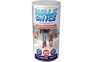 Traction Magic Walk on Ice - Instant Grip for Snow & Ice, Prevent Slips & Falls, Safe for Kids, Pets, & Cars, Unique Mineral Blend, 100% Salt & Chemical Free, 1.75 lb CAN for Walkways & Sidewalks