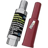 maxx.onLine Koaxialkabel Überspannungsschutz & Mantelstromfilter für Antennenverstärker Kabel TV/DVB-C/DVB-T2, Musikanlage, B