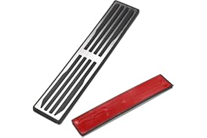 Alamor 25 * 4,5 cm Auto Fußstütze Fußstütze Pedal Pad Trim Für Jaguar Xk Xe Xf Xj F-Type F-Pace