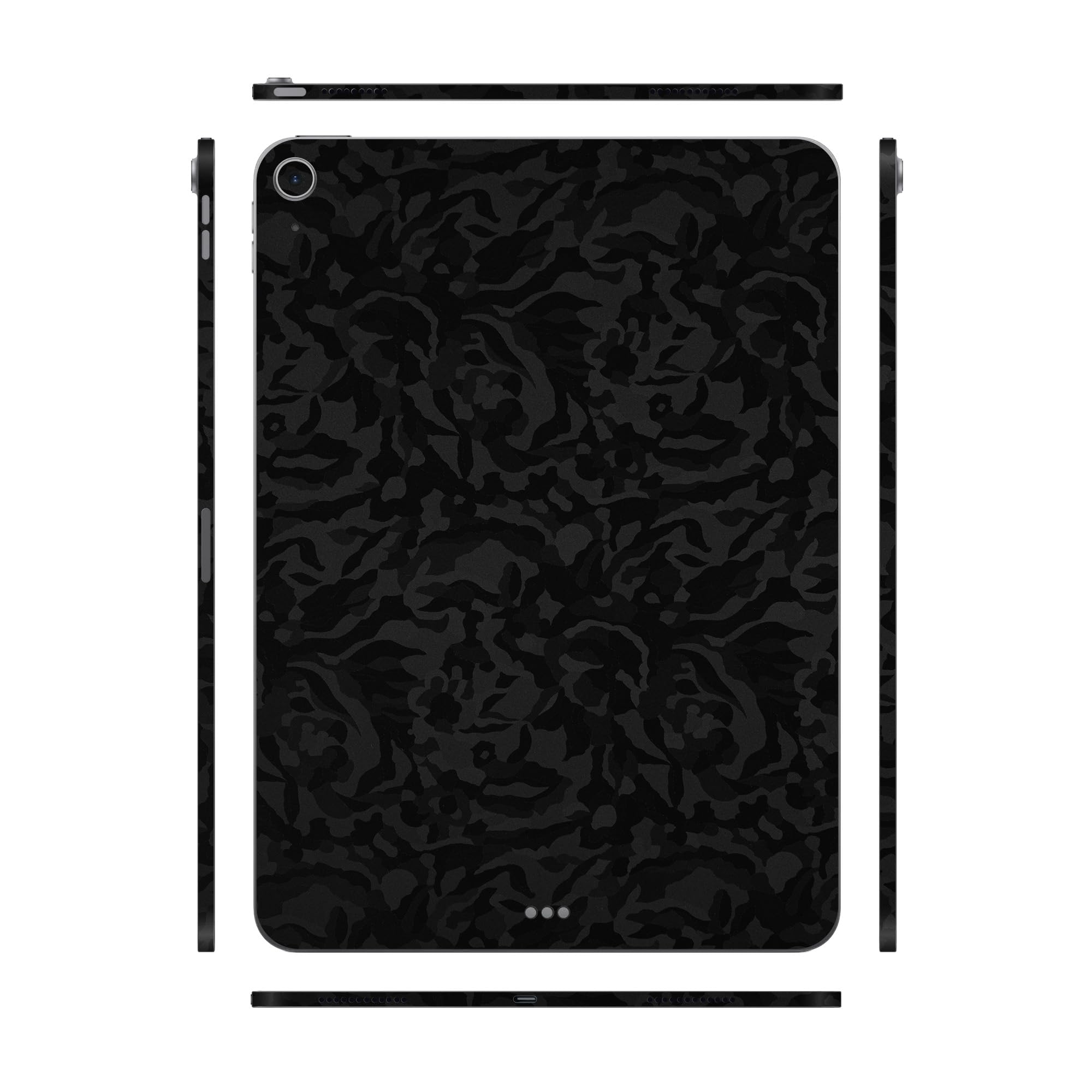 Capes Tablet Skins Compatible with iPad Air 11 M2 2024, Anti-Scratch Vinyl Decal Skin, Protective Film, Not Case/Cover (Black Camo, Full Body Skin)