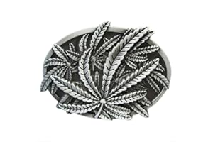 Urban Backwoods Cannabis Leaf IV Fibbie per cinture Belt Buckle