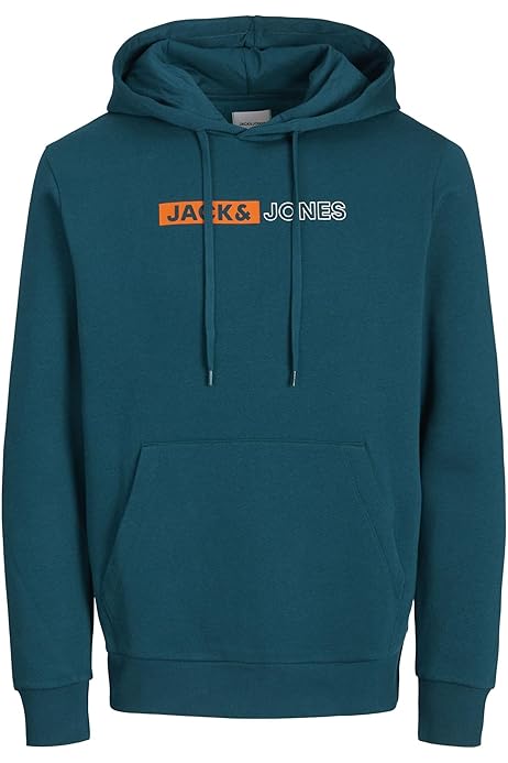 Jack & Jones Kapuzenpullover Herren - Angerauter Sweat Mit Weicher Innenseite