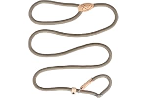 KOSHIFU Guinzaglio per Cani in Nylon 1,5 m Guinzaglio Addestramento per Cani con Fibbia guinzaglio Cani Regolabile Guinzaglio per Portare il Cane a Passeggio Beige