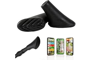 ATTRAC Embouts en Caoutchouc de Rechange pour bâtons de Marche Nordique et de Trekking