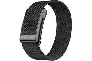 Porodo TrackFit NEO Smart Health Tracking Band, Built-in ECG Sensor, Heart Rate & Blood Glucose Estimation, Sleep Analysis, 100+ Sports Modes, IPX8 5ATM, Bluetooth 5.4, 10-Day Battery, Black