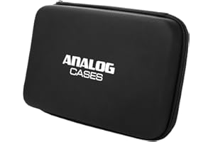 Analog Cases GLIDE Case pour SSL 2/2+ et synthétiseurs comparables (étui de transport/pochette en simili cuir imperméable, avec poignée robuste en caoutchouc), Noir