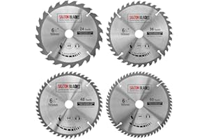SAXTON BLADES TCT165MXDSK Saxton TCT brzeszczoty do piły tarczowej do drewna 165 mm x 20 mm (pierścień 16 mm) opakowanie D kompatybilne z Bosch Makita Dewalt itp