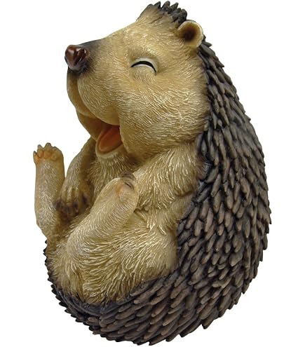 WRENBURY IGEL-GARTENORNAMENT – 12 Cm, Wetterfest, Aus Harz, Niedliche Gartendeko