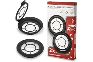 Ancable Lot de 2 dosettes de café rechargeables - Pour machines à café Senseo - Variétés de café au choix - Pour les amateurs de café - Compatible avec Philips Senseo HD7800-HD7892