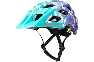 SIFVO Casque Velo Enfant Casque Vélo pour Enfants Garçons et Filles 8+ Ans, Casques de Vélo Enfants Casque Vélo Enfant avec Visière Amovible, 52-58cm