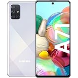 Samsung Galaxy A71 (16.95cm (6.7 Zoll) 128 GB interner Speicher, 6 GB RAM, Dual SIM, Android, prism crush Weiß) Deutsche Vers