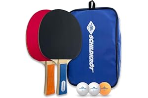 Donic-Schildkröt Set da Ping Pong Hobby per 2 Giocatori, 2 Racchette, 3 Palline, in una Borsa Transportabile, 788602