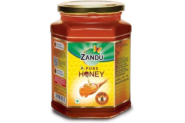 Zandu Pure Honey 100% Pure No Added Sugar & Adulteration, 1KG