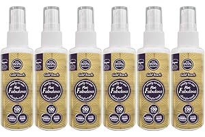 Fabulosa Mini Fab, Travel-Sized Multi-Purpose Anti-Bacterial Disinfectant Spray, Gold Touch, 60 ml, Pack of 6