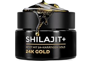 5 ELEMENTUM Shilajit Gold Premium Original Himalaya 25g - 82% Fulvic Acid Mumijo Shilajit High Dose I 60 Days Sun Drying I Traditional Hand Harvest Including 500mg Dosing Spoon