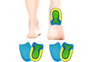 Clundoo Talonnette Gel Silicone, 2 Paires Talonnette Gel Antichoc, Talonnette Epine Calcaneenne Gel Grandissante Orthopédique, pour Fasciite Plantaire, Douleurs au Talon d'Achille (L)