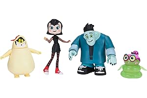 HOTEL TRANSYLVANIA Hotel Trans silvanien 98021 goul Gang Figura Pack (Mavis, Wendy, Hank, Pedro), unisex de niños