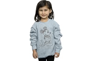 ABSOLUTE CULT Disney Girls Mickey Mouse Sketch Kick Sweatshirt