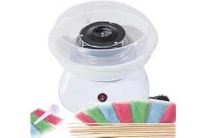 SIDRAL Macchina per Zucchero Filato/per Feste/Kit Completo di Tutto Il Vostro Cotone da Zucchero.