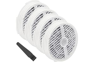 EATBALE GL-2103 Filtres HEPA de Rechange pour RIGOGLIOSO GL2103 purificateur d'air Portable, pour JINPUS GL-2103, pour LTLKY 900S, HEPA et filtres à Charbon Actif (4 pièces)