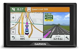 Garmin Drive 50 USA + CAN LM GPS Navigator System with Lifetime Maps, Spoken Turn-By-Turn Directions, Direct Access, Driver Alerts, and Foursquare Data