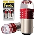 Pivalo EXNPE14 T10 LED Light Single Flash Reversing Tail Parking Dome Lighting Universal For All Bikes Motorcycle (Pack of 2, Red)